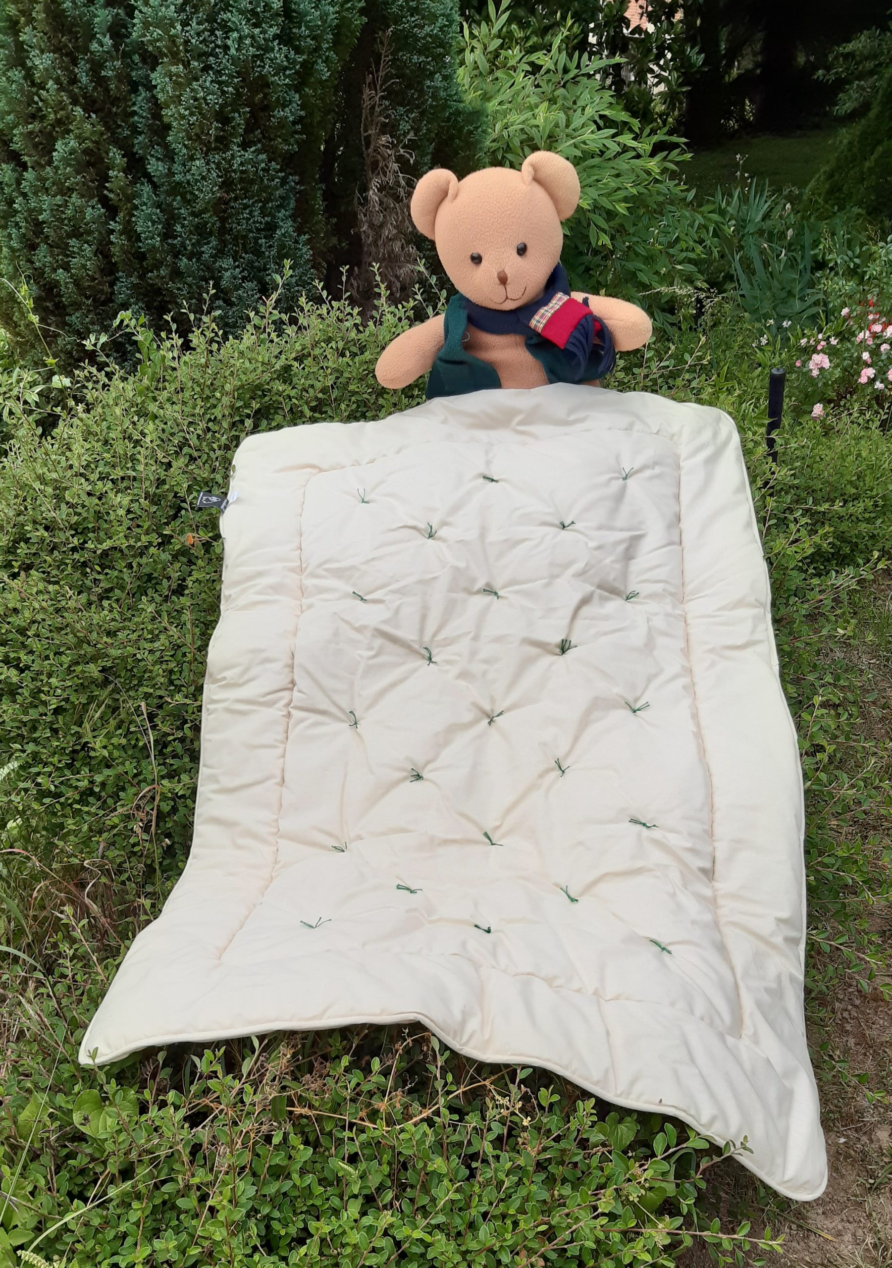 Couette enfant et bébé naturelle 4 saisons laine - Made in France