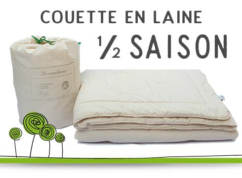 Ninaja - Couette pure laine légère, 200g/m² 